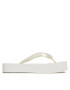 Calvin Klein Jeans Джапанки Beach Sandal Flatform Logo YW0YW01092 Бял - Pepit.bg