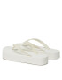 Calvin Klein Jeans Джапанки Beach Sandal Flatform Logo YW0YW01092 Бял - Pepit.bg