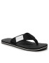Calvin Klein Jeans Джапанки Beach Sandal Woven Patch YM0YM00657 Черен - Pepit.bg