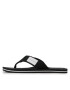 Calvin Klein Jeans Джапанки Beach Sandal Woven Patch YM0YM00657 Черен - Pepit.bg