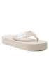 Calvin Klein Jeans Джапанки Flatform Flipflop YW0YW00993 Бежов - Pepit.bg