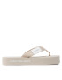 Calvin Klein Jeans Джапанки Flatform Flipflop YW0YW00993 Бежов - Pepit.bg