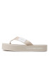 Calvin Klein Jeans Джапанки Flatform Flipflop YW0YW00993 Бежов - Pepit.bg