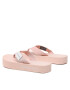 Calvin Klein Jeans Джапанки Flatform Flipflop YW0YW00993 Розов - Pepit.bg