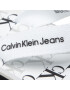 Calvin Klein Jeans Джапанки Logo Print Flip Flop V3X8-80156-0058 M Бял - Pepit.bg