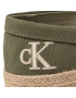 Calvin Klein Jeans Еспадрили Espadrille YM0YM00405 Зелен - Pepit.bg