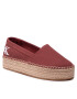 Calvin Klein Jeans Еспадрили Flatform Espadrille YW0YW00661 Бордо - Pepit.bg