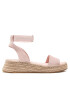 Calvin Klein Jeans Еспадрили Sporty Wedge Sandal Ankle Clip YW0YW00567 Розов - Pepit.bg