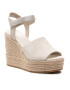 Calvin Klein Jeans Еспадрили Wedge Sandal Ankle Clip Su YW0YW00571 Бежов - Pepit.bg