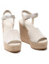 Calvin Klein Jeans Еспадрили Wedge Sandal Ankle Clip Su YW0YW00571 Бежов - Pepit.bg