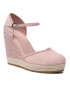 Calvin Klein Jeans Еспадрили Wedge Sandal Close Toe Co YW0YW00569 Розов - Pepit.bg