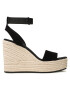 Calvin Klein Jeans Еспадрили Wedge Sandal Su Con YW0YW01026 Черен - Pepit.bg