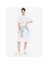 Calvin Klein Jeans Ежедневна рокля J20J220742 Бял Relaxed Fit - Pepit.bg