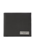 Calvin Klein Jeans Голям мъжки портфейл Plaque Bifold W/Coin K50K510445 Черен - Pepit.bg