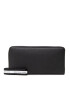 Calvin Klein Jeans Голям дамски портфейл Ultralight Zip Around W/Wristlet K60K609324 Черен - Pepit.bg