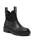 Calvin Klein Jeans Гумени ботуши Mid Rainboot Chelsea YW0YW00424 Черен - Pepit.bg