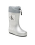 Calvin Klein Jeans Гумени ботуши Rain Boot V3X6-80425-0083 M Сребрист - Pepit.bg