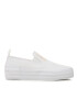 Calvin Klein Jeans Гуменки Bold Vulc Flatf Slipon Wn YW0YW01040 Бял - Pepit.bg