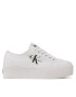 Calvin Klein Jeans Гуменки Cupsole Low Txt YW0YW01033 Бял - Pepit.bg