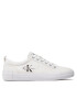 Calvin Klein Jeans Гуменки New Vulcanized Laceup Low Ess YM0YM00410 Бял - Pepit.bg