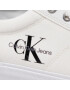 Calvin Klein Jeans Гуменки New Vulcanized Laceup Low Ess YM0YM00410 Бял - Pepit.bg