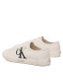 Calvin Klein Jeans Гуменки Vulc Low Oversized Brand YM0YM00687 Екрю - Pepit.bg