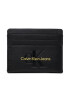 Calvin Klein Jeans Калъф за кредитни карти Sculpted Cardcase 6Cc Mono K60K608399 Черен - Pepit.bg