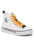 Calvin Klein Jeans Кецове High Top Lace-Up Sneaker V3X9-80569-0890 S Бял - Pepit.bg