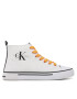 Calvin Klein Jeans Кецове High Top Lace-Up Sneaker V3X9-80569-0890 S Бял - Pepit.bg