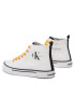 Calvin Klein Jeans Кецове High Top Lace-Up Sneaker V3X9-80569-0890 S Бял - Pepit.bg