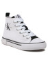 Calvin Klein Jeans Кецове High Top Lace Up Sneaker V3X9-80569-0890X002 M Бял - Pepit.bg