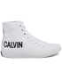 Calvin Klein Jeans Кецове Iacopo Canvas S0597 Бял - Pepit.bg