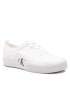 Calvin Klein Jeans Кецове Skater Vulc Laceup Low Ny YM0YM00459 Бял - Pepit.bg