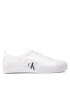 Calvin Klein Jeans Кецове Skater Vulc Laceup Low Ny YM0YM00459 Бял - Pepit.bg