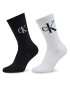 Calvin Klein Jeans Комплект 2 чифта дълги чорапи дамски Sock 2P Scatter 701224133 Бял - Pepit.bg