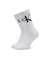 Calvin Klein Jeans Комплект 2 чифта дълги чорапи дамски Sock 2P Scatter 701224133 Бял - Pepit.bg