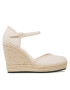 Calvin Klein Jeans Обувки Wedge Sandal Close Toe Ess YW0YW01194 Бял - Pepit.bg