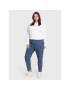 Calvin Klein Jeans Plus Суитшърт Inclusive Micro K20K204382 Бял Regular Fit - Pepit.bg