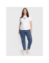 Calvin Klein Jeans Plus Тишърт J20J217518 Бял Regular Fit - Pepit.bg