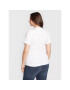Calvin Klein Jeans Plus Тишърт J20J217531 Бял Regular Fit - Pepit.bg