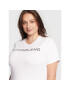 Calvin Klein Jeans Plus Тишърт J20J217531 Бял Regular Fit - Pepit.bg
