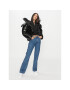 Calvin Klein Jeans Пухено яке High Shine J20J221884 Черен Oversize - Pepit.bg