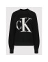 Calvin Klein Jeans Пуловер J20J216595 Черен Relaxed Fit - Pepit.bg