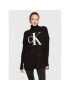 Calvin Klein Jeans Пуловер J20J220440 Черен Oversize - Pepit.bg