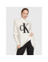 Calvin Klein Jeans Пуловер J20J220440 Екрю Oversize - Pepit.bg