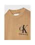 Calvin Klein Jeans Пуловер Monogram Logo IB0IB01367 Бежов Regular Fit - Pepit.bg