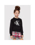 Calvin Klein Jeans Пуловер Monogram Logo IG0IG01149 Черен Regular Fit - Pepit.bg