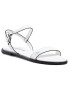 Calvin Klein Jeans Сандали Flat Sandal Ankle Strap Lth YW0YW00117 Бял - Pepit.bg