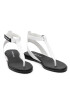 Calvin Klein Jeans Сандали Flat Sandal Toe YW0YW00545 Бял - Pepit.bg