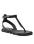 Calvin Klein Jeans Сандали Flat Sandal Toe YW0YW00545 Черен - Pepit.bg